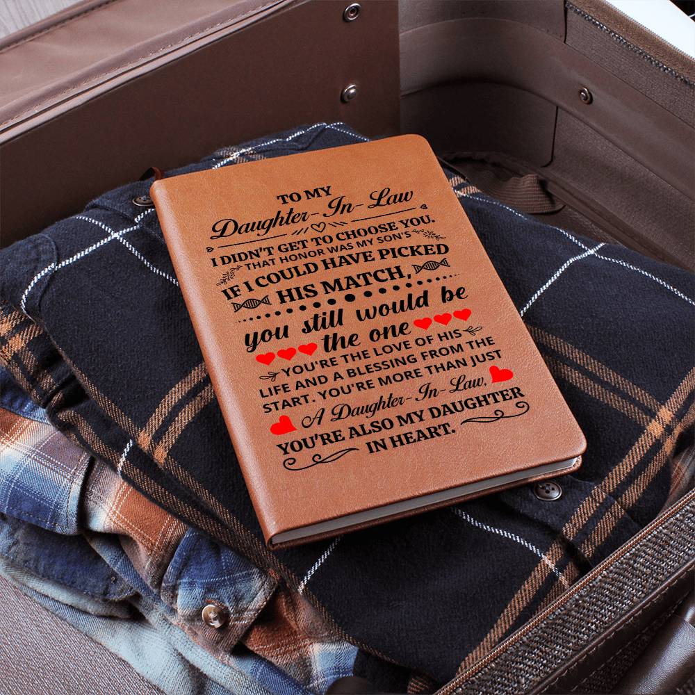 To My Daughter-in-Law Honor – Leather Journal