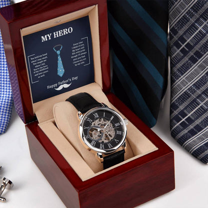 My Hero Dad - Openwork Watch