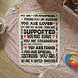 To My Daughter Braver (From Mom) – Sherpa Fleece Blanket